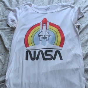 white nasa tee shirt